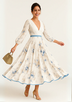 Damskie Boho Sukienka Gościa Ślubnego | Maxi