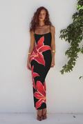 Damska Letnia Sukienka w Kwiaty | Maxi