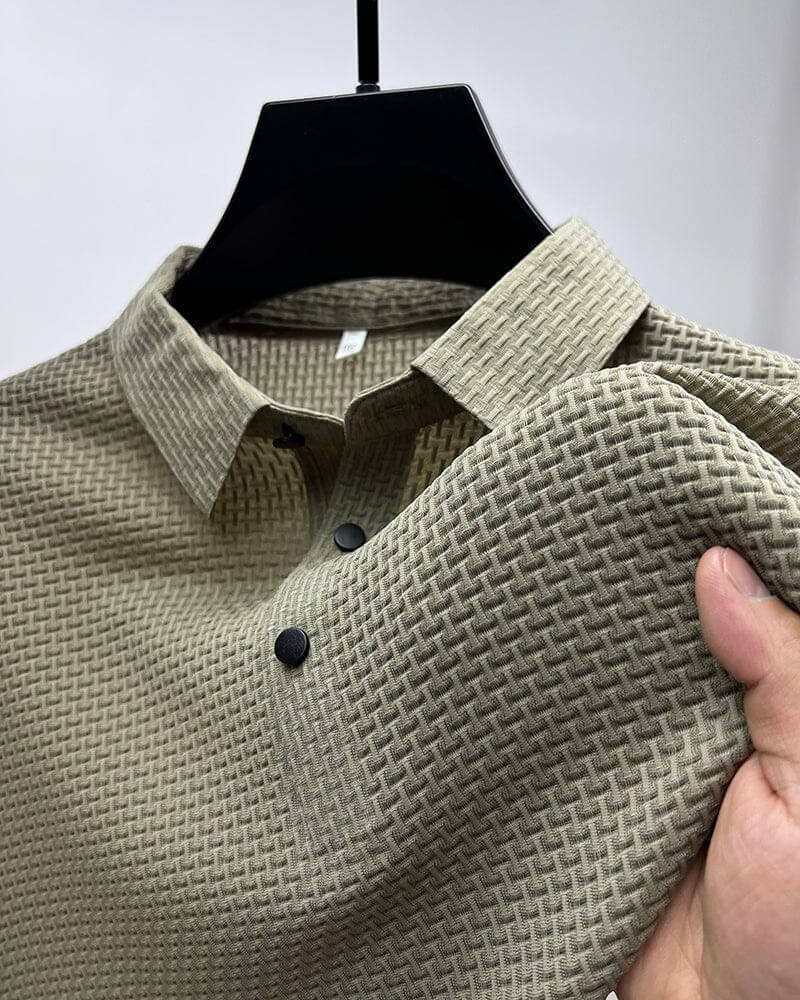 Męski Obcisły Polo | Krótki Rękaw