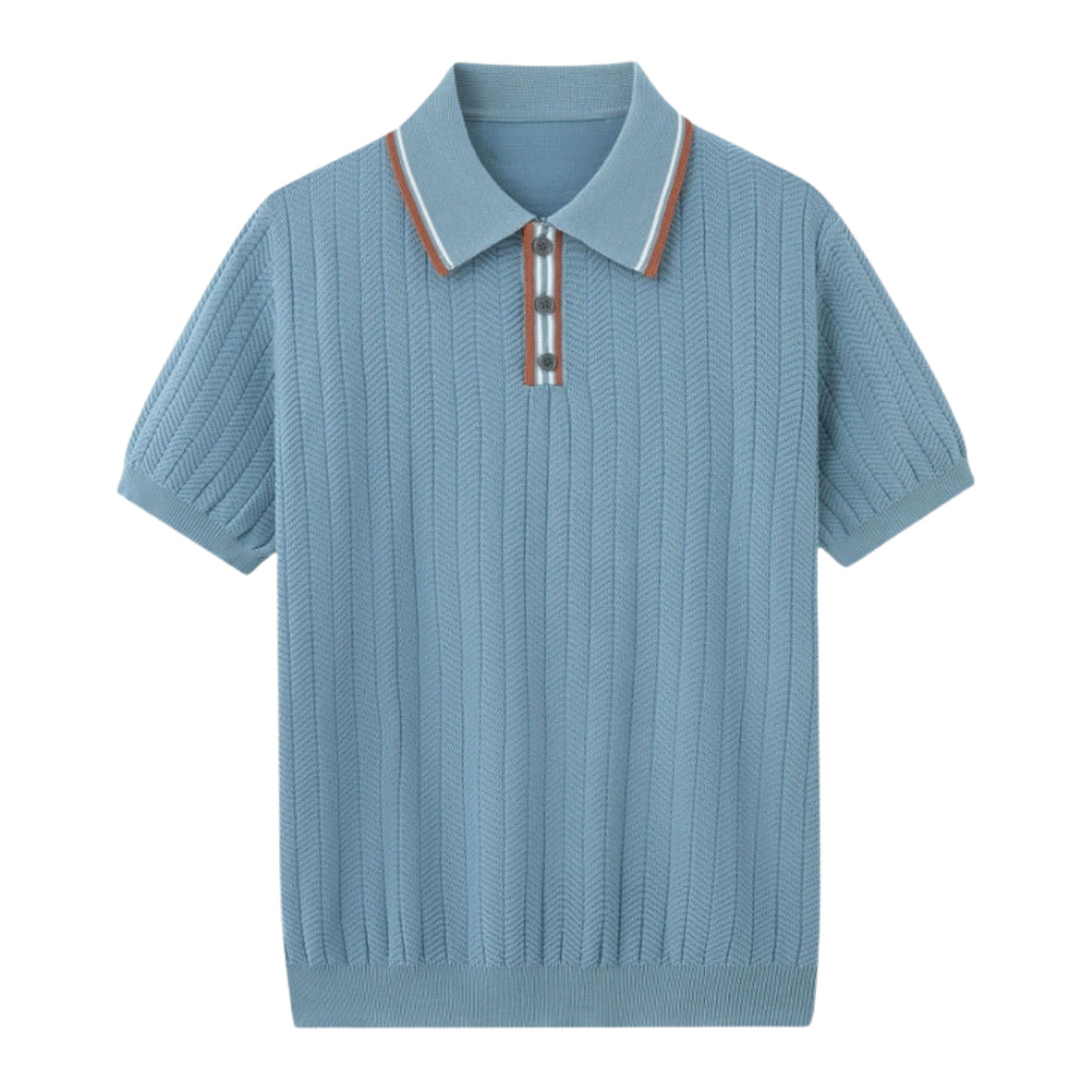Męska Koszulka Polo Casual | Dzianinowa