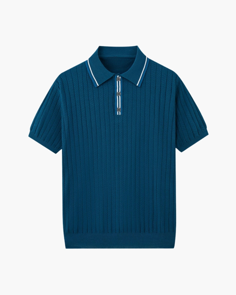 Męska Koszulka Polo Casual | Dzianinowa