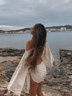 Damska Letni Zestaw Skoordynowane | Crop Top & Mini Spódnica