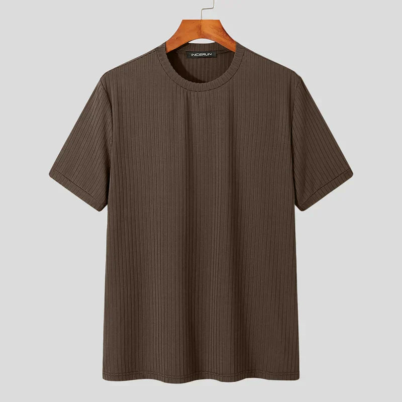 Męska Casualowa Sportowa Koszulka T | Slim Fit